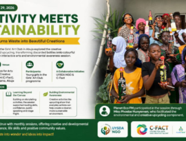Turning Waste into Art: Planet Eco FM Promotes Creative Upcycling at Girls’ Art Club